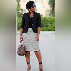 Ann Taylor Tweed Skirt Size 16 EUC